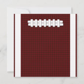 Invitation au jeu de football (Dos)