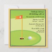 Invitation au jeu de golf miniature (Devant)