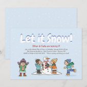 Invitation au jeu d'hiver (Devant / Derrière)