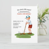 Invitation au joueur de croquet (Debout devant)