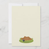 Invitation au Jour de la marmotte de Punxsutawney (Dos)