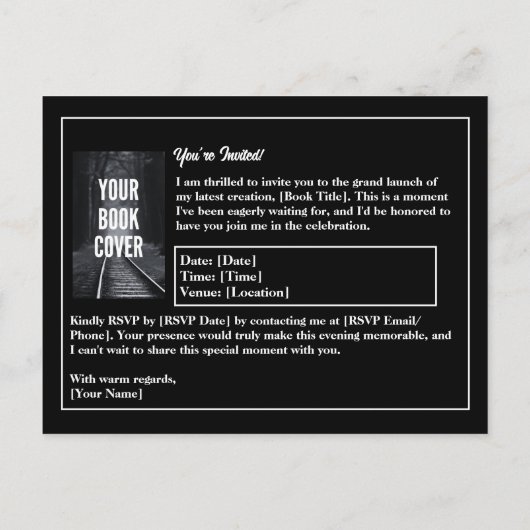 Invitation au lancement du Livre Noir – Ajouter la (Dos)