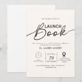 Invitation au lancement d'un livre (Devant / Derrière)