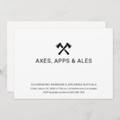 Invitation au lancer de hache (Devant / Derrière)