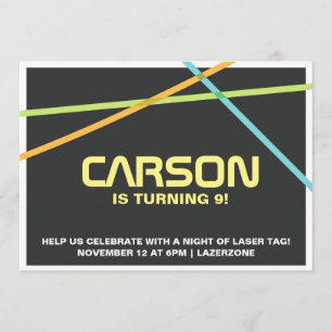 Invitation au Laser Tag