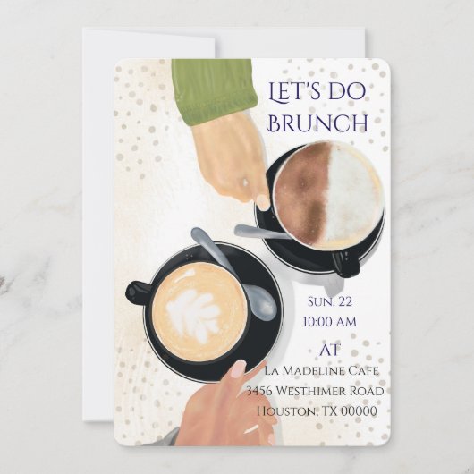 Invitation au Let's Do Brunch Latte 2 (Devant)