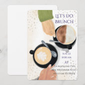 Invitation au Let's Do Brunch Latte 2 (Devant / Derrière)