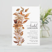 Invitation au lunch de mariage d'automne (Debout devant)