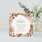 Invitation au lunch de mariage d'automne (Debout devant)