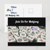 Invitation au Mahjong (Devant / Derrière)