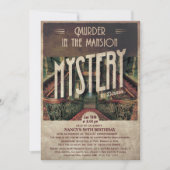 Invitation au Manoir du Mystère du Meurtre (Devant)