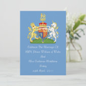 Invitation Au Manteau D'Armoiries De La Royal Mari (Debout devant)