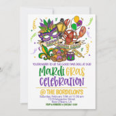 Invitation au Mardi Gras (Devant)