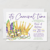Invitation au Mardi Gras (Devant)