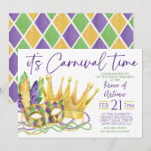 Invitation au Mardi Gras (Devant / Derrière)