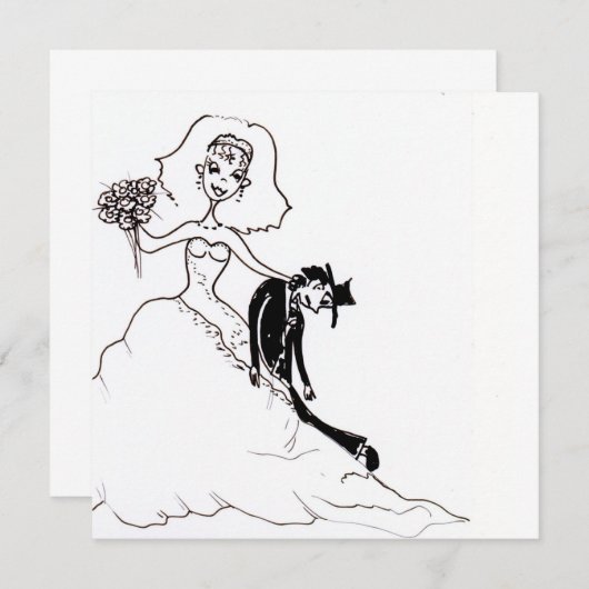 Invitation au mariage (Devant / Derrière)