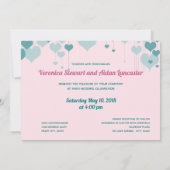 Invitation au mariage 1950 (Dos)