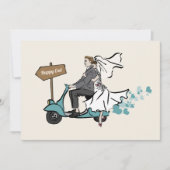 Invitation au mariage 1950 (Devant)