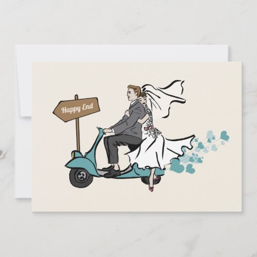 Invitation au mariage 1950 (Devant)