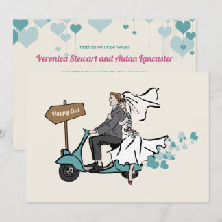 Invitation au mariage 1950