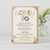 Invitation au mariage couple Honey Do (Debout devant)