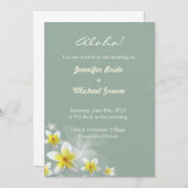 Invitation au mariage de destination (Devant / Derrière)