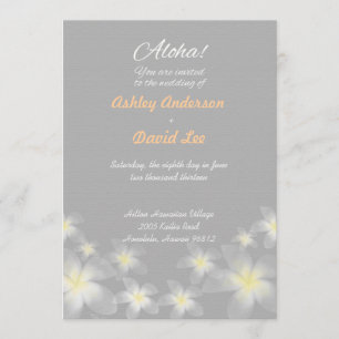 Invitation au mariage de destination