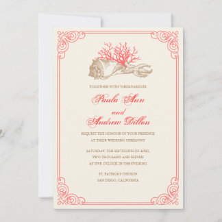 Invitation au mariage de destination