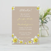 Invitation au mariage de destination (Debout devant)