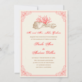 Invitation au mariage de destination