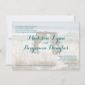 Invitation au mariage de destination de My Heart B (Dos)