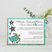 Invitation au mariage de destination de Whimsical  (Debout devant)