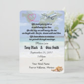 Invitation au mariage de destination du Mexique (Debout devant)