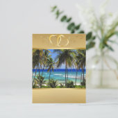 Invitation au mariage de destination tropicale5 (Debout devant)