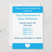 Invitation au mariage de Flying Piggy (Dos)