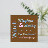 Invitation au mariage de Harry et Meghan (Debout devant)