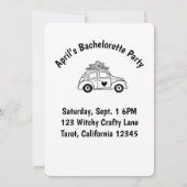 Invitation au mariage de la future mariée Tarot So (Dos)