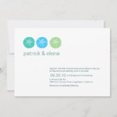 Invitation au mariage de plage (Devant)