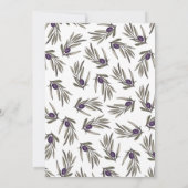 Invitation au mariage des olives toscanes, (Dos)