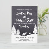 Invitation au mariage d'hiver (Debout devant)