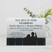 Invitation au mariage du cinéma, bleu (Debout devant)