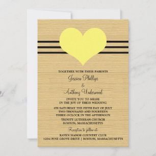 Invitation au mariage du coeur de la moisissure, J