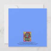 Invitation au mariage du poisson Hamsa (Dos)