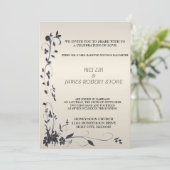Invitation au mariage élégante (Debout devant)