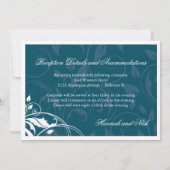 Invitation au mariage élégante (Dos)