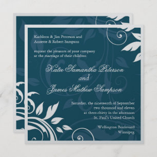 Invitation au mariage élégante