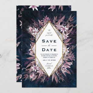 Invitation au mariage floral d'art country, invita