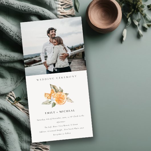 Invitation au mariage minimal pour le feuillage du