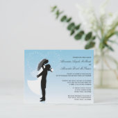 Invitation au mariage officiel de Blue Ombre Silho (Debout devant)