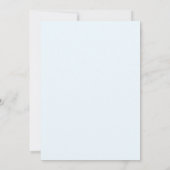 Invitation au mariage par courrier (Dos)
